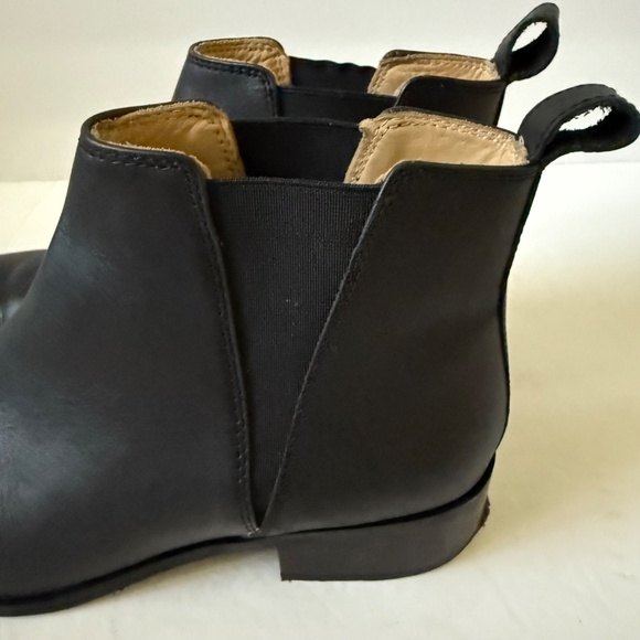 Nisolo Eva Everyday Black Leather Chelsea Boots Size 8 - Picture 7 of 13
